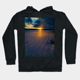 Sunset at Sparkling Lake Hoodie